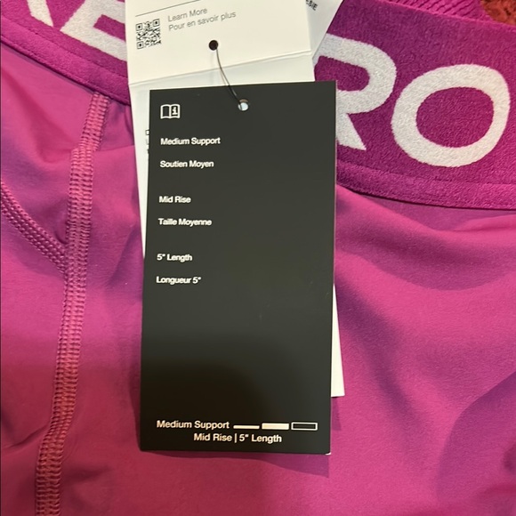 BRAND NEW WITH TAGS Nike Purple 5 Inch Athletic Shorts Compression Fit - Picture 4 of 4